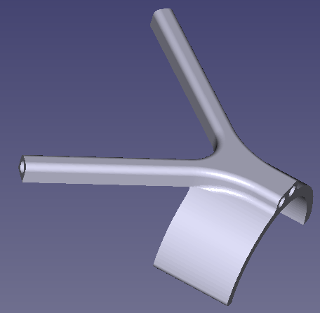 Держатель антенны на хвост